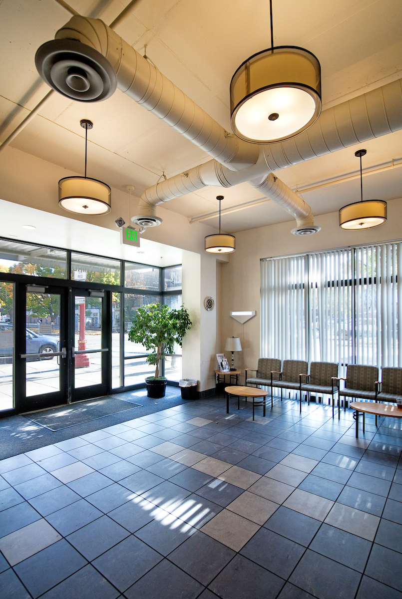 Lobby of Union Gospel Mission